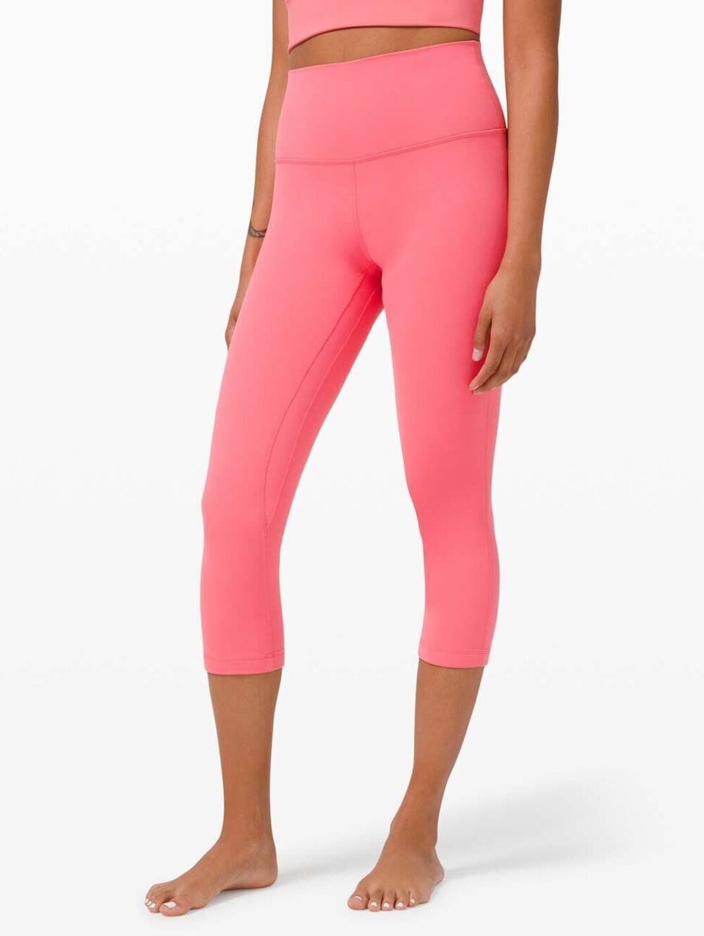 Lululemon Align High-Rise Crop 23" - Guava Pink (Size 8) Double Lined
